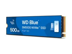 WD Blue SN5000 WDS500G4B0E - SSD - 500 GB intern - M.2 2280 - PCIe 4.0 x4 (NVMe)