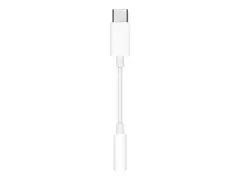 Apple - USB-C til hodetelefons-jakkadapter 24 pin USB-C hann til mini-phone stereo 3.5 mm hunn