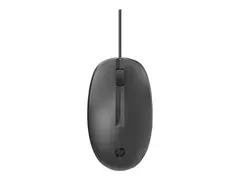 HP 125 - Mus - kablet - USB - svart - reklame