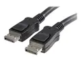 StarTech.com DisplayPort Cable - 1 ft - with Latches Short DP Cable - 4K DisplayPort to DisplayPort Cable - DisplayPort 1.2 Cable (DISPLPORT1L) - DisplayPort-kabel - 30 cm