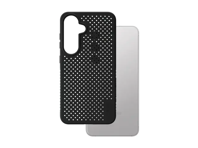 CARE by PanzerGlass Heat Beat - Baksidedeksel for mobiltelefon Qi - 100 % resirkulert polykarbonat, 100 % resirkulert termoplastisk polyuretan (TPU) - svart 