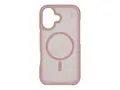 IDEAL OF SWEDEN - Baksidedeksel for mobiltelefon MagSafe-samsvar - polykarbonat, termoplast-polyuretan (TPU) - r&#248;dmerosa - for Apple iPhone 16