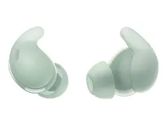 Sony LinkBuds Fit - True wireless-hodetelefoner med mikrofon i &#248;ret - Bluetooth - aktiv st&#248;ydemping - gr&#248;nn