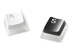 SteelSeries - Tastehettesett - translucent med svart topp for Apex 5, 7, 7 TKL, Pro, Pro TKL