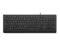 Lenovo Essential - Tastatur - USB - QWERTY Dansk - svart - brun boks
