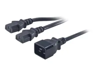 APC - Strømsplitter - IEC 60320 C20 til power IEC 60320 C13 AC 208 V - 46 cm - svart - for P/N: AP8714R, AP8714S, AP8716R, AP8716S, AP98892F, AP98894F, AP98896F, AP9899, SUVTR40KHS