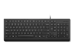 Lenovo Essential - Tastatur - USB - QWERTY Nordisk - svart - brun boks