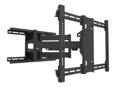 Multibrackets M Universal Flexarm Pro Super Duty Monteringssett (veggmontering med dobbelthengslete armer) - for flatpanel - svart - skjermstørrelse: 55"-110" - veggmonterbar