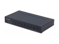StarTech.com 8-Port HDMI KVM Switch w/1U Rack Mount Kit, 4K 60Hz KVM-svitsj - 8 x KVM port(s) - 1 lokalbruker - stasjon&#230;r - TAA-samsvar