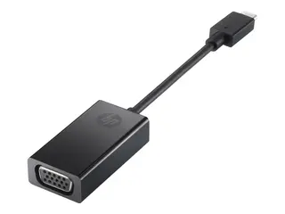 HP - Ekstern videoadapter - USB-C D-Sub - svart