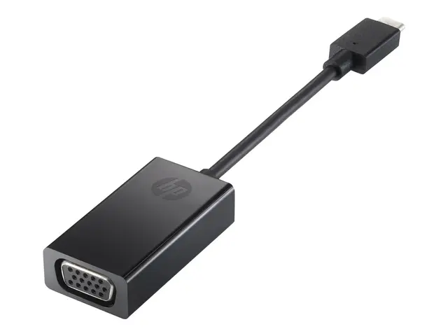 HP - Ekstern videoadapter USB-C D-Sub svart