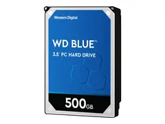 WD Blue WD5000AZLX - Harddisk - 500 GB - intern 3.5" - SATA 6Gb/s - 7200 rpm - buffer: 32 MB