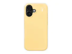 IDEAL OF SWEDEN - Baksidedeksel for mobiltelefon MagSafe-samsvar - polykarbonat, v&#230;skesilikon - myk sitron - for Apple iPhone 16
