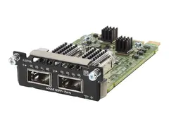 HPE Aruba - Utvidelsesmodul - 40 Gigabit QSFP+ x 2 for HPE Aruba 3810M 16SFP+ 2-slot Switch