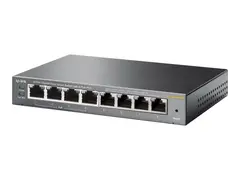 TP-Link Easy Smart TL-SG108PE - Switch smart - 4 x 10/100/1000 (4 PoE+) + 4 x 10/100/1000 - stasjon&#230;r - PoE+ (64 W)