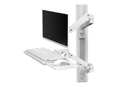 Ergotron LX Pro monteringssett - for LCD-skjerm / tastatur / mus hvit