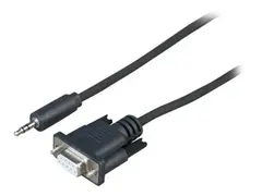 Sony CAB-RSJA1 - Seriell kabel RS-232 - mini-phone stereo 3.5 mm hann til DB-9 hann - 50 cm - for Sony FW-55XD8501, FW-65XD8501, FW-75XD8501, FW-85XD8501, FWL-55W805C