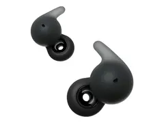 Sony LinkBuds Open - True wireless-hodetelefoner med mikrofon i &#248;ret - Bluetooth - svart