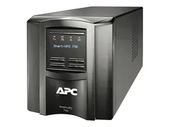 APC Smart-UPS SMT750IC - UPS - AC 220/230/240 V 500 watt - 750 VA - RS-232, USB - utgangskontakter: 6 - svart - med APC SmartConnect