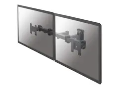 Neomounts FPMA-W960D - Brakett - full bevegelse for 2 LCD-skjermer - svart - skjermst&#248;rrelse: 10&quot;-27&quot; - veggmonterbar