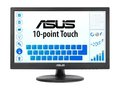 ASUS VT169HE - LED-skjerm - 16&quot; (15.6&quot; synlig) ber&#248;ringsskjerm - 1920 x 1080 Full HD (1080p) @ 60 Hz - IPS - 220 cd/m&#178; - 1000:1 - 5 ms - HDMI, VGA