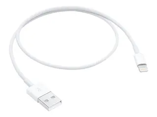 Apple - Lightning-kabel - Lightning hann til USB hann 50 cm