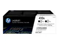 HP 410X - 2-pack - H&#248;y ytelse - svart - original LaserJet - tonerpatron (CF410XD) - for Color LaserJet Pro M452, MFP M377, MFP M477