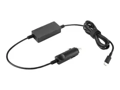 Lenovo 65W USB-C DC Travel Adapter - Bilstrømadapter DC 12 / 24 V - 65 watt - Campus - for ThinkPad X1 Yoga Gen 8 21HQ