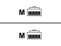 APC - Koblingskabel - RJ-45 (hann) til RJ-45 (hann) 6 m - UTP - CAT 5 - grå