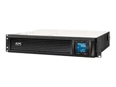 APC Smart-UPS C SMC1500I-2UC - UPS (kan monteres i rack) AC 220/230/240 V - 900 watt - 1500 VA - RS-232, USB - utgangskontakter: 4 - 2U - svart - med APC SmartConnect