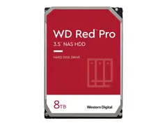 WD Red Pro WD8003FFBX - Harddisk 8 TB - intern - 3.5" - SATA 6Gb/s - 7200 rpm - buffer: 256 MB