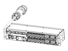 Eaton ePDU G3 Metered Input - Strømfordelerenhet (kan monteres i rack) AC 230 V - 3-faset - Ethernet 10/100, RS-232 - inngang: IEC 60309 32A - utgangskontakter: 16 (power IEC 60320 C13, IEC 60320 C19) - 2U - 3 m kabel
