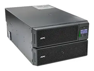 APC Smart-UPS SRT 10000VA RM - UPS (kan monteres i rack) AC 220/230/240/380/400/415 V - 10 kW - 10000 VA - Ethernet 10/100, RS-232, USB - 6U - svart - for P/N: AR2487G, AR3103SP, AR3105W, AR3106SP, AR3155W, AR3305W, AR3355SP, AR3355W, NBWL0356A
