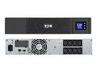 Eaton 5SC 1500i - UPS - AC 230 V 1050 watt - 1500 VA - RS-232, USB - utgangskontakter: 8 - 2U - svart