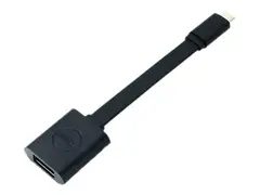 Dell - USB-adapter - 24 pin USB-C (hann) til USB-type A (hunn) USB 3.1 - 13.2 cm - svart - for Chromebook 3110, 3110 2-in-1; Latitude 54XX, 55XX; Precision 3260, 35XX, 55XX, 75XX, 77XX