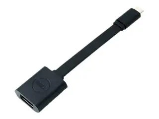 Dell - USB-adapter - 24 pin USB-C (hann) til USB-type A (hunn) USB 3.1 - 13.2 cm - svart - for Chromebook 3110, 3110 2-in-1; Latitude 54XX, 55XX; Precision 3260, 35XX, 55XX, 75XX, 77XX