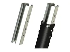 Multibrackets M Pro - Monteringskomponent (intern stangkobler) stål - svart - stangmontering (en pakke 2)