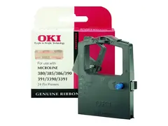 OKI - Svart - skriverb&#229;nd - for Microline 3390, 3391, 380, 385, 390, 390 Elite, 391