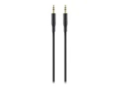 Belkin AUX Cable - Lydkabel - mini-phone stereo 3.5 mm hann til mini-phone stereo 3.5 mm hann 1 m - dobbeltisolert