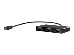 HP USB-C to USB-A - Hub - 3 x SuperSpeed USB 3.0 stasjonær - for Elite c640 G3 Chromebook Enterprise; Pavilion Aero Laptop 13-be2075ng