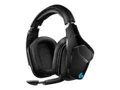 Logitech Gaming Headset G935 - Hodesett - 7,1-kanals full størrelse - 2,4 GHz - trådløs - 3,5 mm jakk - svart, blå