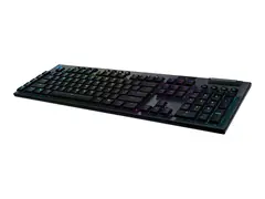 Logitech G915 LIGHTSPEED Wireless RGB Mechanical Gaming Keyboard GL Tactile - Tastatur - bakgrunnsbelyst - Bluetooth, 2.4 GHz - Nordisk - tastsvitsj: GL Tactile - svart