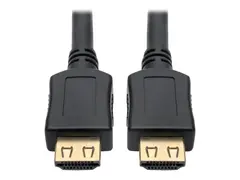 Eaton Tripp Lite Series High-Speed HDMI Cable, Gripping Connectors, 4K (M/M), Black, 6 ft. (1.83 m) HDMI-kabel - HDMI hann til HDMI hann - 1.83 m - skjermet - svart - 4K-st&#248;tte