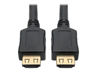 Eaton Tripp Lite Series High-Speed HDMI Cable, Gripping Connectors, 4K (M/M), Black, 6 ft. (1.83 m) HDMI-kabel - HDMI hann til HDMI hann - 1.83 m - skjermet - svart - 4K-st&#248;tte