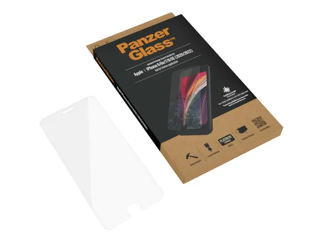 PanzerGlass - Skjermbeskyttelse for mobiltelefon glass Apple iPhon...