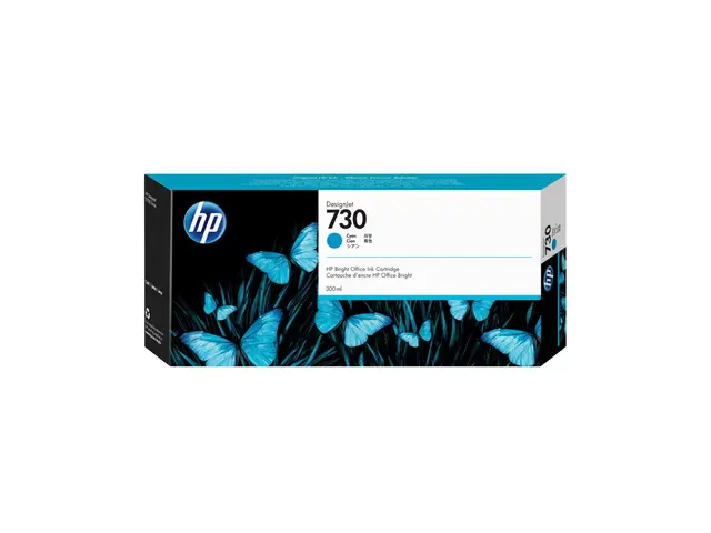 HP 730 - 300 ml høykapasitets cyan original DesignJet blekkpatron ...