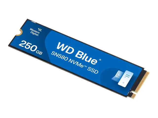 WD Blue SN580 - SSD 250 GB intern M.2 2280 PCIe 4.0 x4 (NVMe)