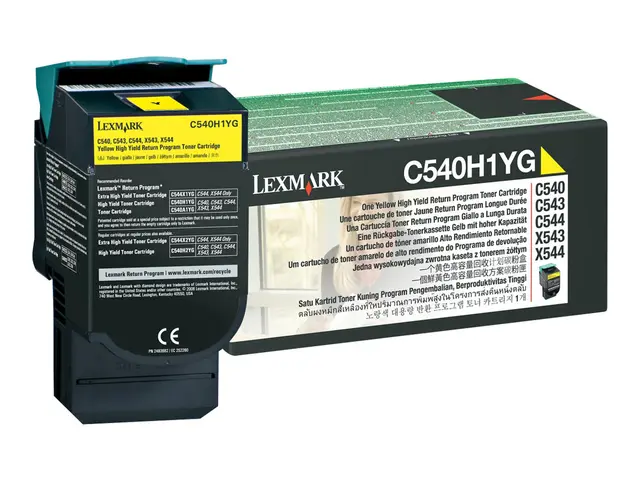 Lexmark - Høy ytelse - gul - original - tonerpatron LCCP, LRP - fo...