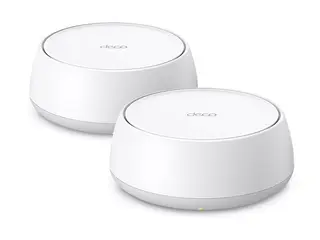 TP-Link Deco BE22 V1 - Wi-Fi-system - (2 rutere) maske 1GbE, Wi-Fi 7 Dobbeltbånd