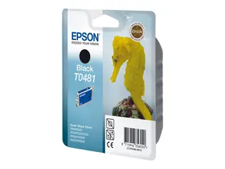 Epson T0481 - 13 ml - svart - original - blister blekkpatron - for Stylus DX3800; Stylus Photo R200, R220, R300, R320, R340, RX500, RX600, RX620, RX640